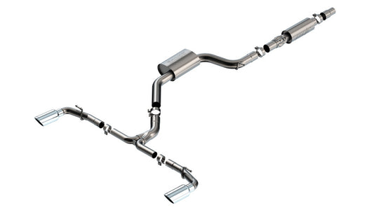 Borla 2.0L AT/MT 3-inch S-Type Cat-Back Exhaust | Volkswagen Golf GTI (22-23) (140883)