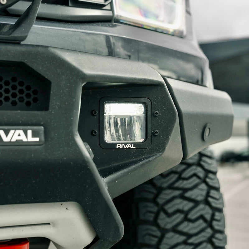 Rival 2D.1813.1.US Aluminum Bumper w/Winch Mount & Recovery Points For Ford Ranger Raptor