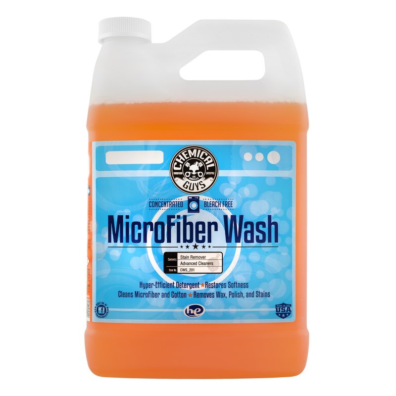Chemical Guys Microfiber Wash Cleaning Detergent Concentrate | Universal (CWS_201)