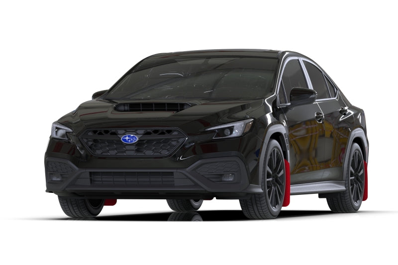 Rally Armor 22-25 Subaru WRX UR Mud Flaps | Subaru WRX (21-26) (MF92-UR-RD/BLK-X)