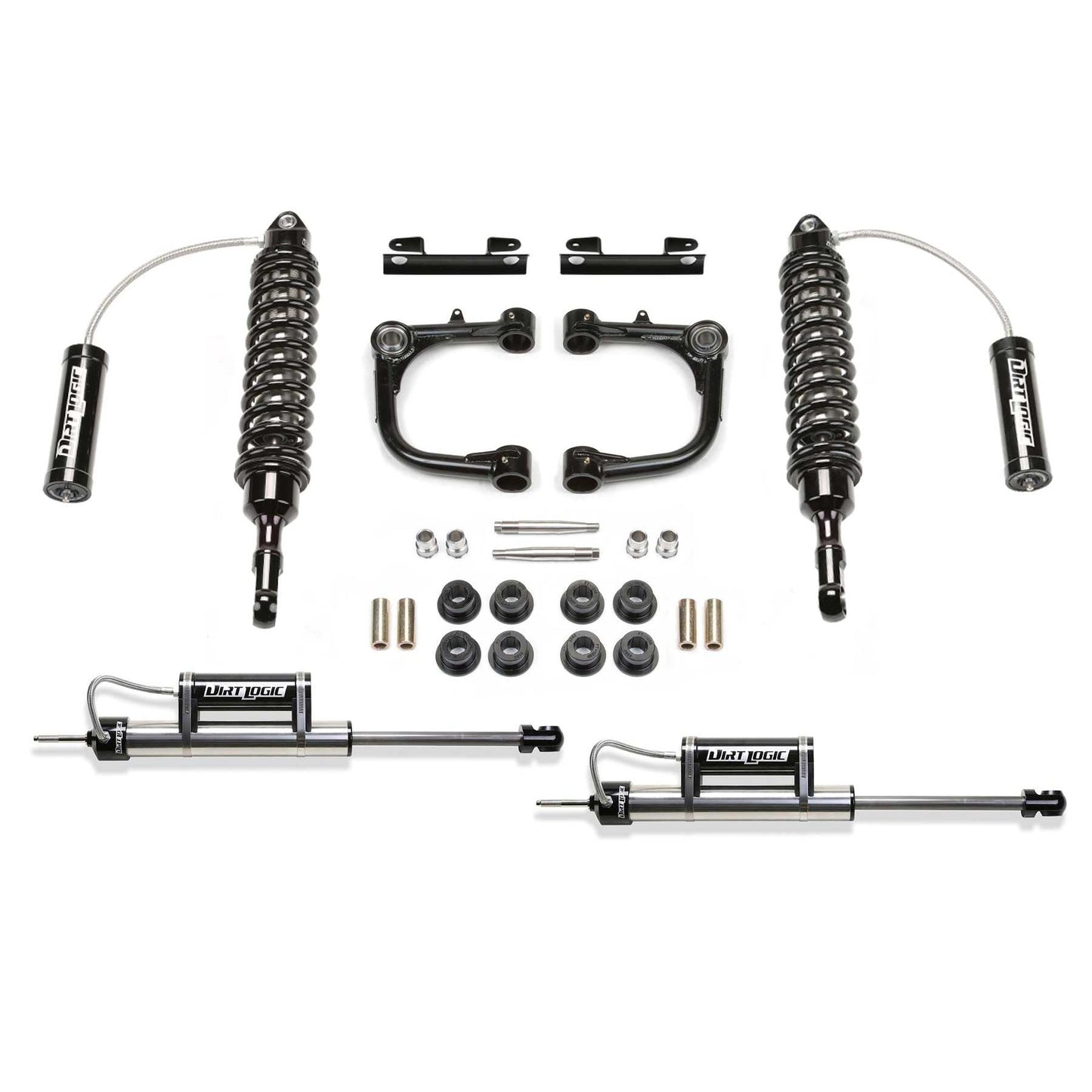 Fabtech 3" Upper Control Arm System w/ DLSS 2.5 Coilover Resi & Rear DLSS Resi | Toyota FJ 4WD (06-09) (K7038DL)
