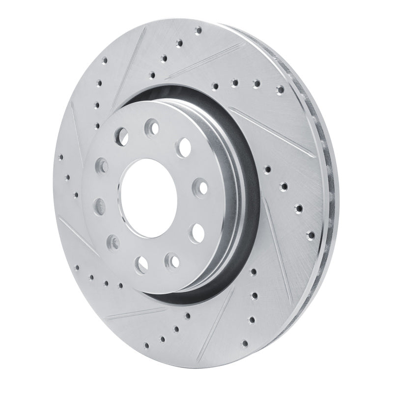 DFC Front Left D&S Silver Brake Rotor: Jeep Gladiator (18-25)