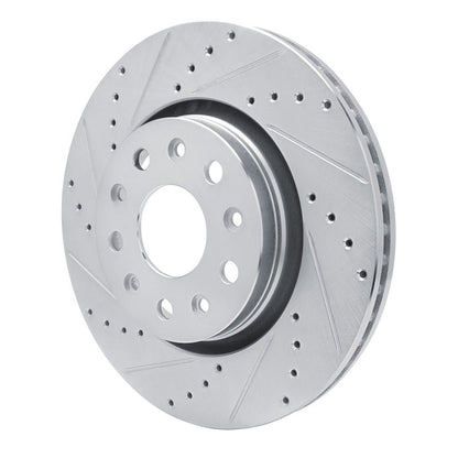 DFC Front Left D&S Silver Brake Rotor: Jeep Gladiator (18-25)