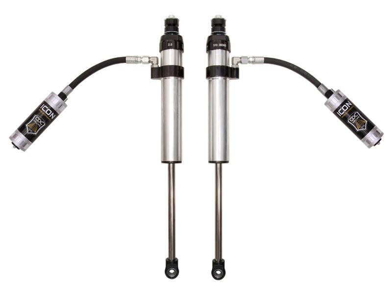 ICON 57806CP Rear Remote Reservoir Shocks for 2005-23 Toyota Tacoma 4WD 6" Lift