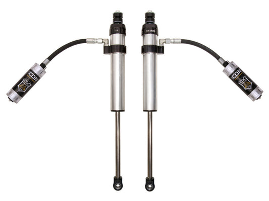 ICON 57806CP Rear Remote Reservoir Shocks for 2005-23 Toyota Tacoma 4WD 6" Lift