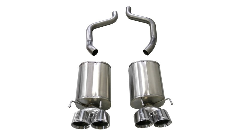 CORSA Xtreme, Sport / 2.5 in Axle-Back 4.5 in Twin Tips | 2009-2013 Corvette C6 (21012, 21011)