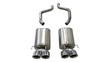 CORSA Xtreme, Sport / 2.5 in Axle-Back 4.5 in Twin Tips | 2009-2013 Corvette C6 (21012, 21011)