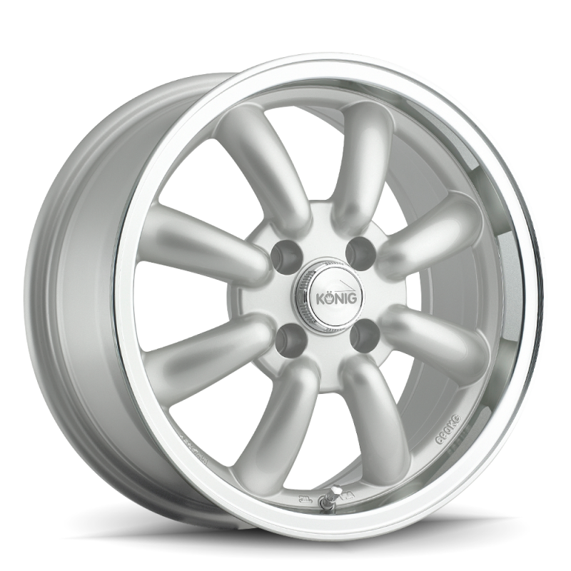 Konig Rewind Silver | 15x7" +40mm | 4x100mm Wheel