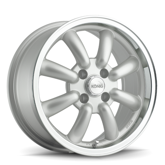 Konig Rewind Silver | 15x7" +40mm | 4x100mm Wheel