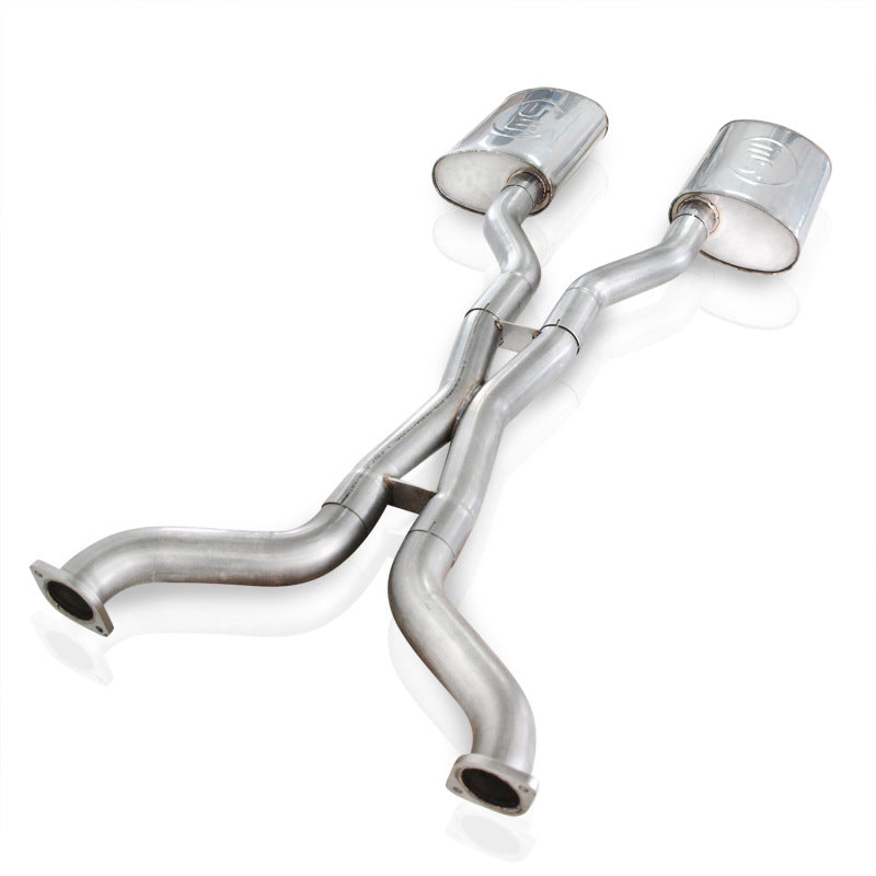 Stainless Works 2-1/2in Exhaust S-Tube Mufflers No Tips | Crown Victoria / Grand Marquis (03-11) (CRVIC03CBNTL)