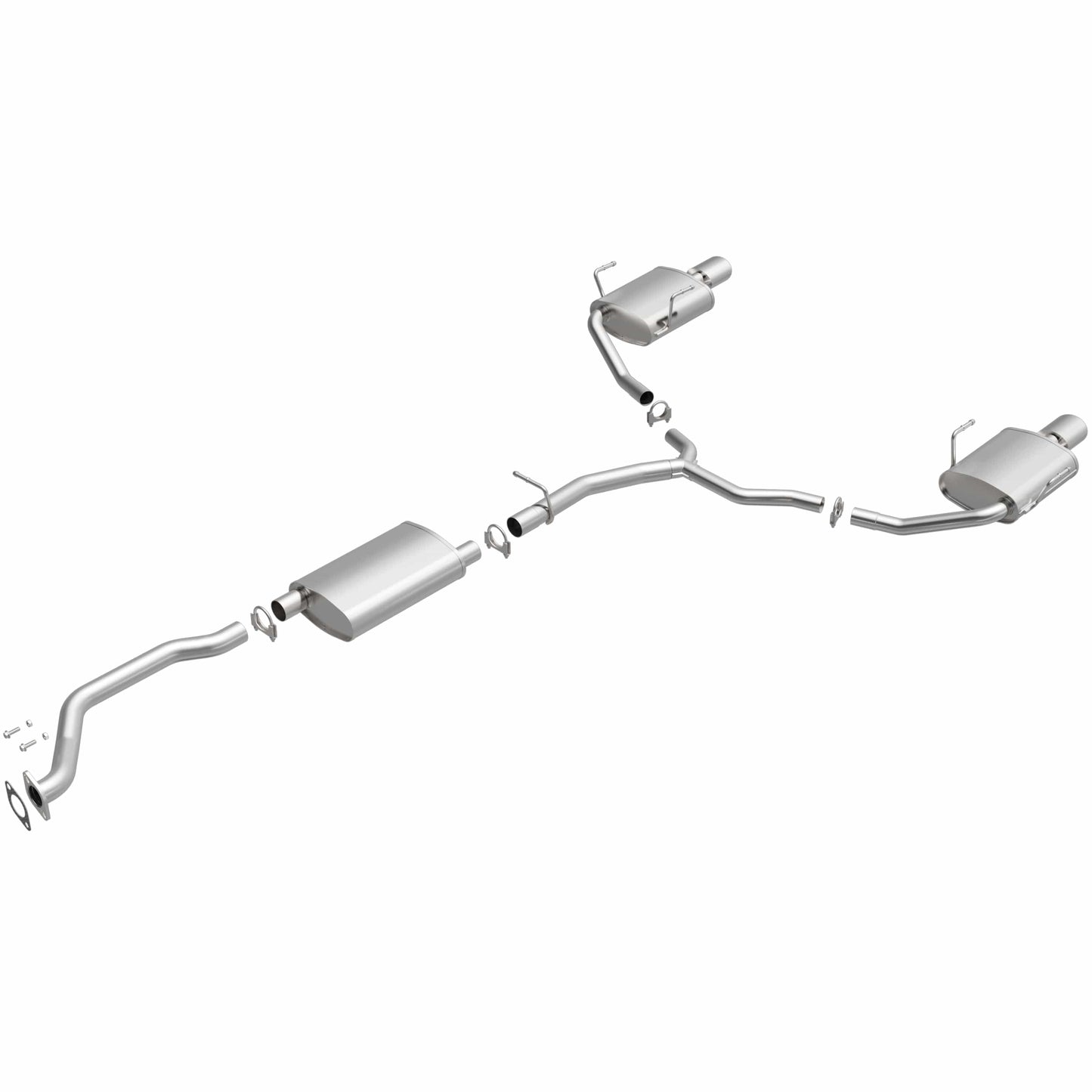 BRExhaust 2009-2012 Buick Enclave 3.6L Direct-Fit Replacement Exhaust System