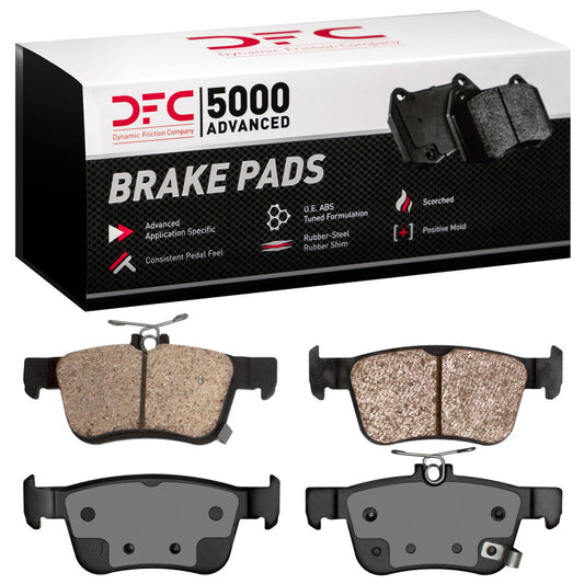 DFC 16-25 Acura RDX Rear 5000 Ceramic Pads | Acura RDX (13-26) (1551-1878-00)