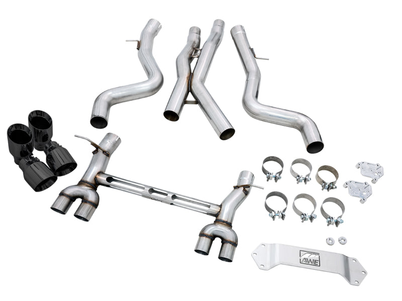 AWE Tuning F8X M3/M4 Track Edition Catback Exhaust | BMW M2/M3/M4/8 Series (14-26) (3020-43087)