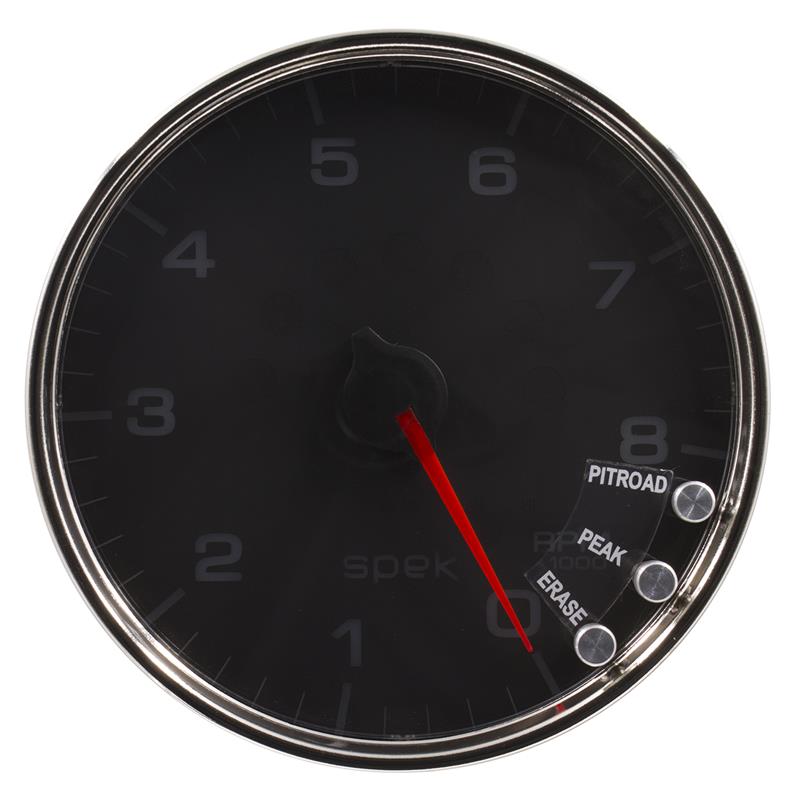 Autometer Spek-Pro 5" Tachometer W/Shift Light 8K RPM