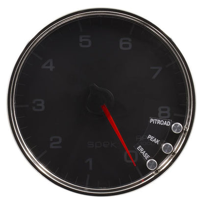 Autometer Spek-Pro 5" Tachometer W/Shift Light 8K RPM