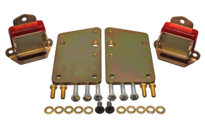 Energy Suspension 3.1148R Motor Mount Conversion Kit Red for GM LS Series