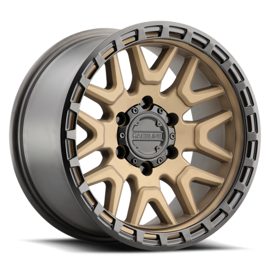 Raceline 953 Krank Bronze | 16x8" +0mm | 6x139.7mm Wheel