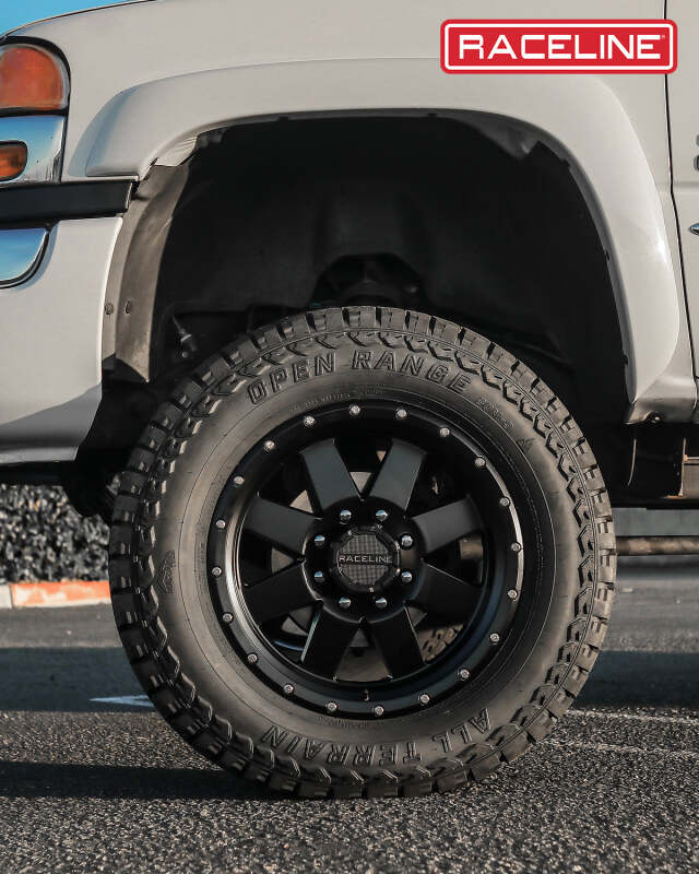 Raceline 935 Defender Satin Black | 17x9" +0mm | 5x127mm Wheel