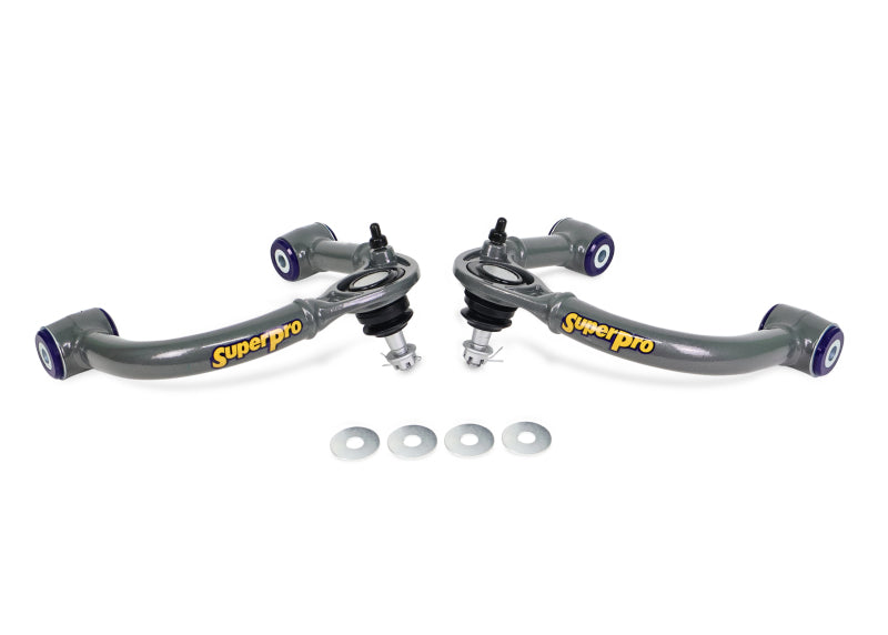 SuperPro TRC6480E Front Upper Control Arm Set for Lifted 21-23 Lexus GX460