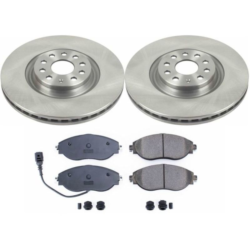 PowerStop Autospecialty Brake Kit VW Golf R/GTI Mk7 Front (KOE7175) | VW 15-21 Mk7 (SPF7175)