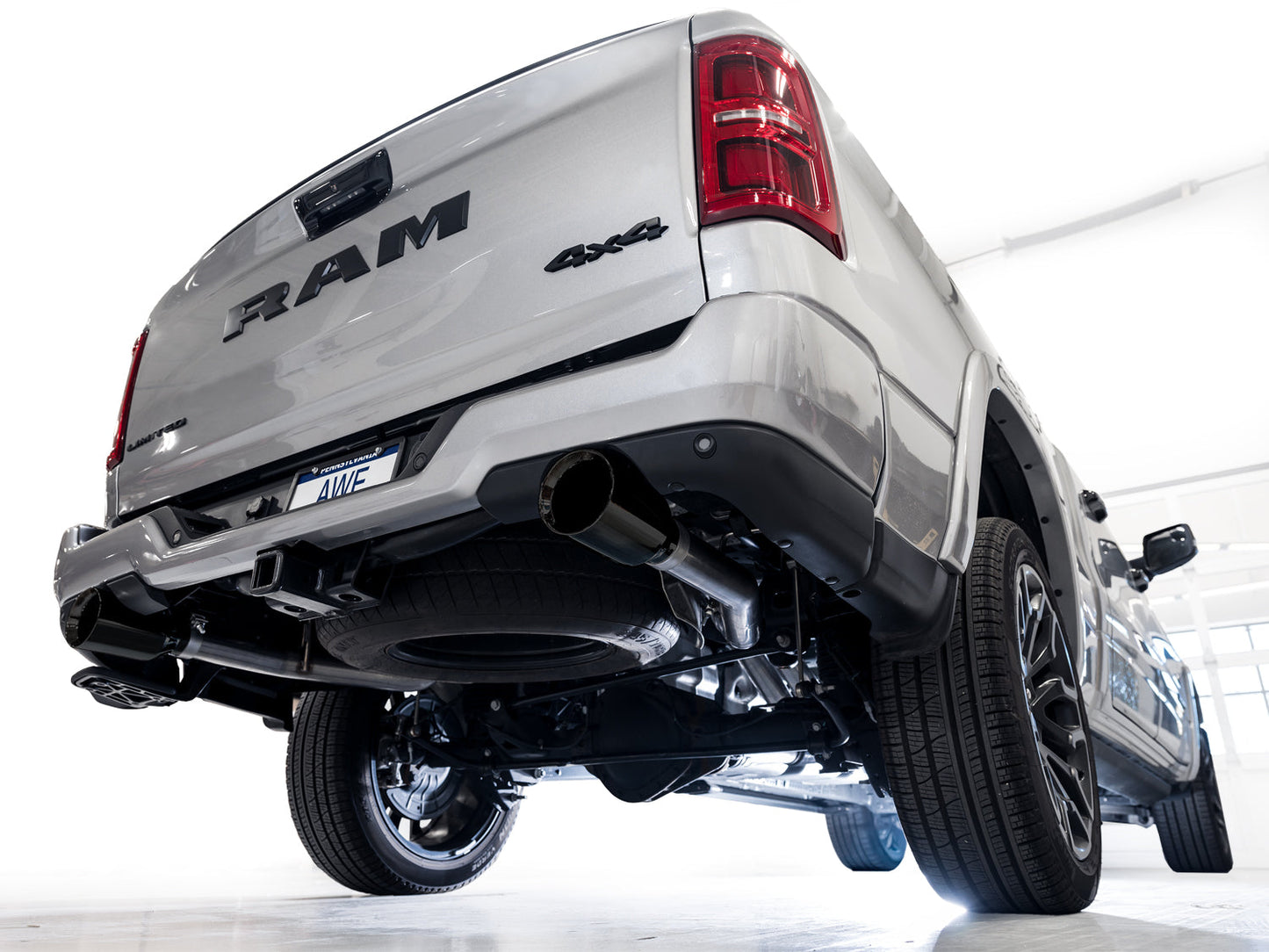 AWE Tuning 25+ RAM 1500 3.0TT 0FG Catback Touring Exhaust - Diamond Black Tips (3015-33530)