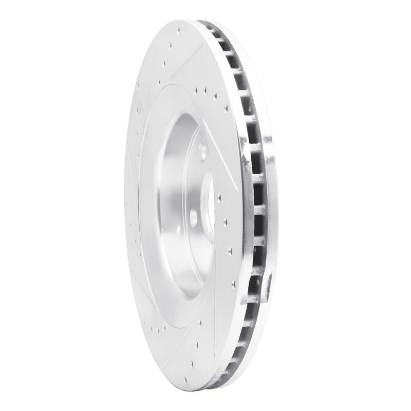DFC D&S Brake Rotor (FRONT RIGHT): Jeep Grand Cherokee (06-10) - Silver Zinc