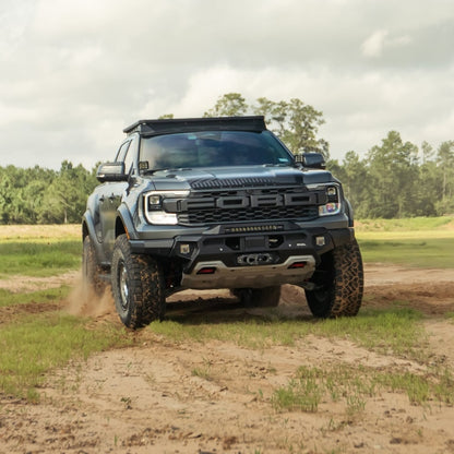 Rival 2D.1813.1.US Aluminum Bumper w/Winch Mount & Recovery Points For Ford Ranger Raptor