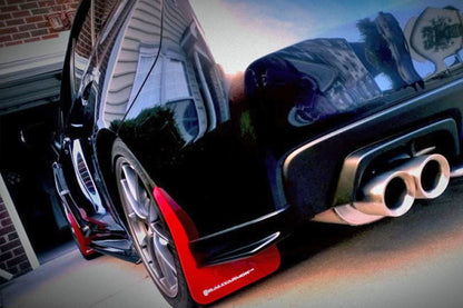 Rally Armor UR Mud Flap | Subaru Impreza (07-12) / WRX (14-21) (MF32-UR-WH/BLK)