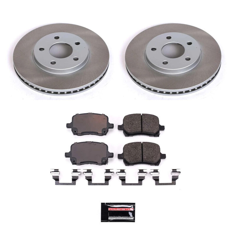 PowerStop 08-11 Chevrolet HHR Front Semi-Coated Rotor Kit (SC1448)