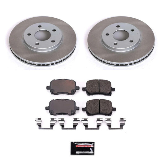 PowerStop 08-11 Chevrolet HHR Front Semi-Coated Rotor Kit (SC1448)
