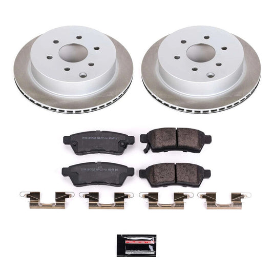 PowerStop 09-12 Suzuki Equator Rear Semi-Coated Rotor Kit (SC4621)
