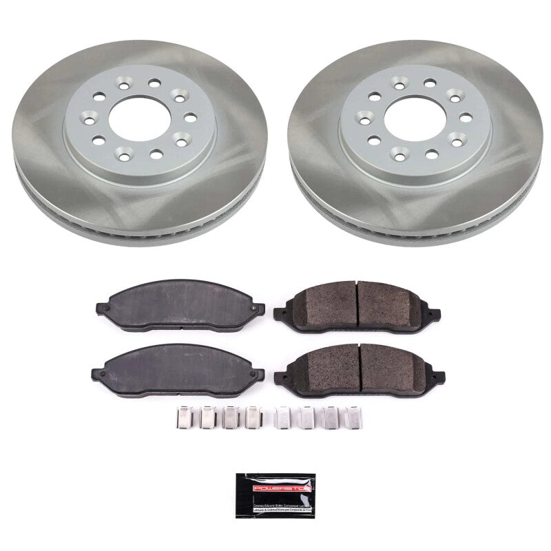 PowerStop 04-07 Mercury Monterey Front Semi-Coated Rotor Kit (SC3051)