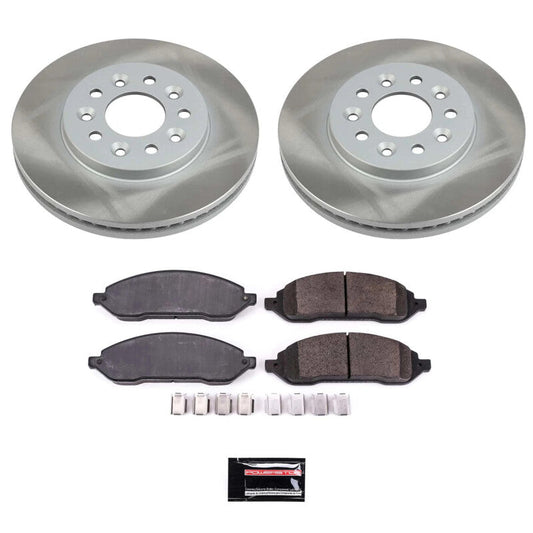PowerStop 04-07 Mercury Monterey Front Semi-Coated Rotor Kit (SC3051)