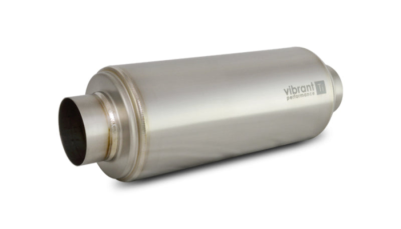 Vibrant 17540 Titanium Resonator 4in Inlet/Outlet 16in Long