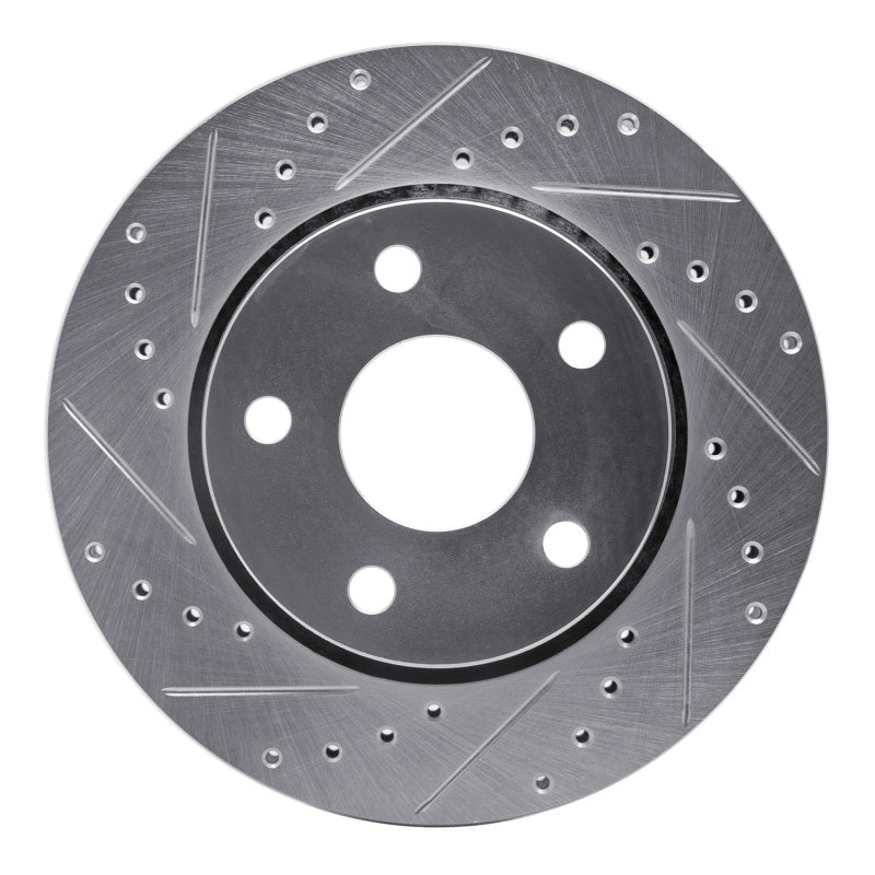 DFC D&S Silver Brake Rotor (FRONT LEFT): Jeep Wrangler 2007-18