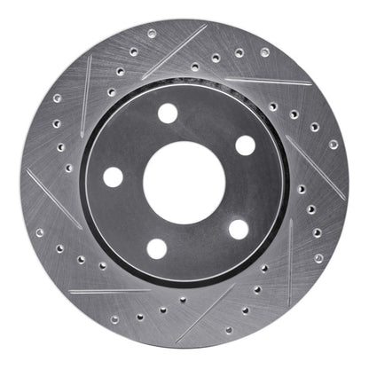 DFC D&S Silver Brake Rotor (FRONT LEFT): Jeep Wrangler 2007-18