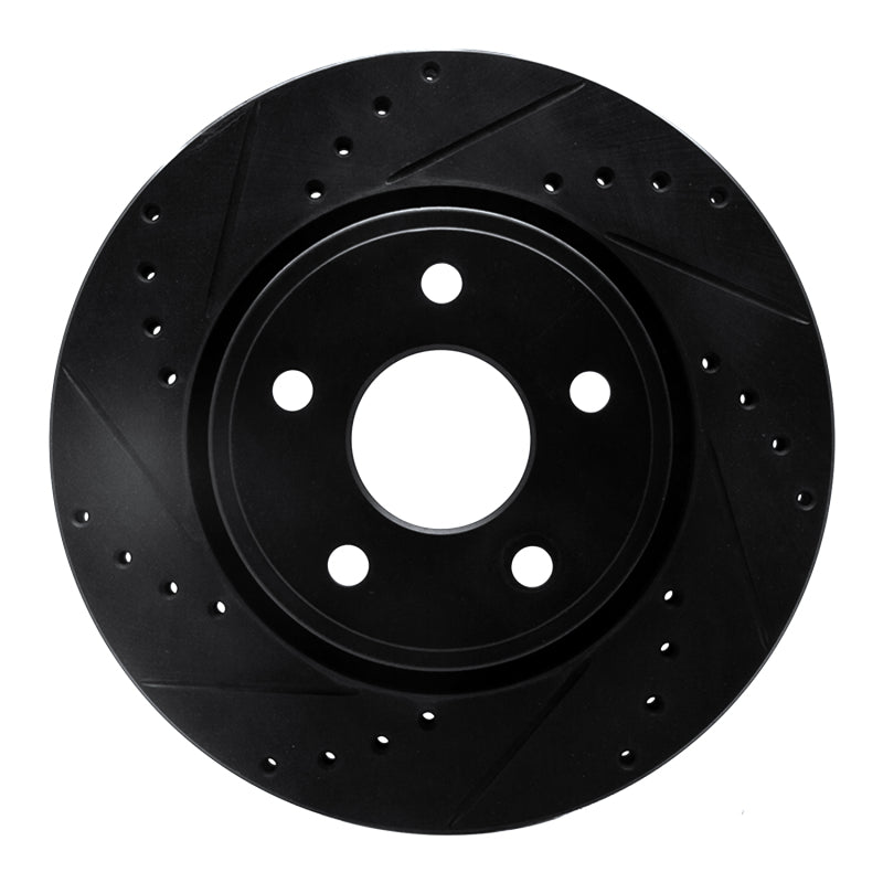 DFC D&S Black Brake Rotor (FRONT LEFT): Jeep Grand Cherokee (05-10)