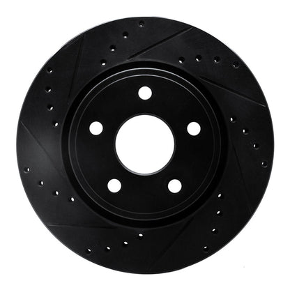 DFC D&S Black Brake Rotor (FRONT LEFT): Jeep Grand Cherokee (05-10)