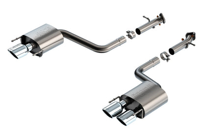 Borla S-Type Lexus RC F Axle-Back Exhaust | Lexus RC F/IS 500 (15-24) (11981)