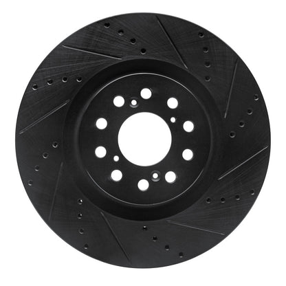 R1 17-25 Acura Integra Drilled & Slotted Front Rotor | 2023-26 Acura Integra (ECB-59065R)