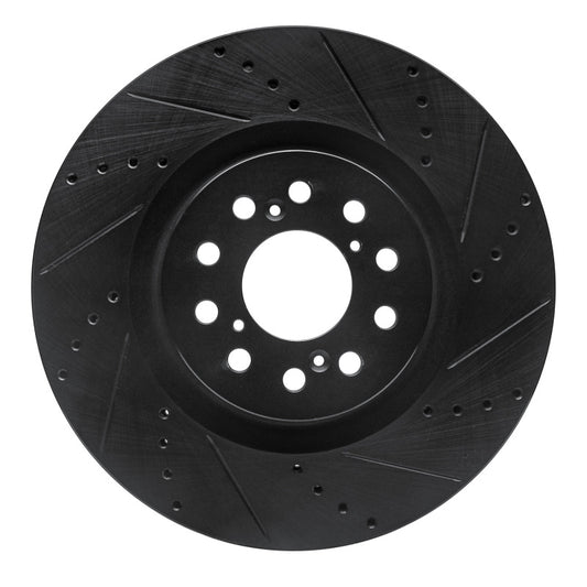 R1 17-25 Acura Integra Drilled & Slotted Front Rotor | 2023-26 Acura Integra (ECB-59065R)