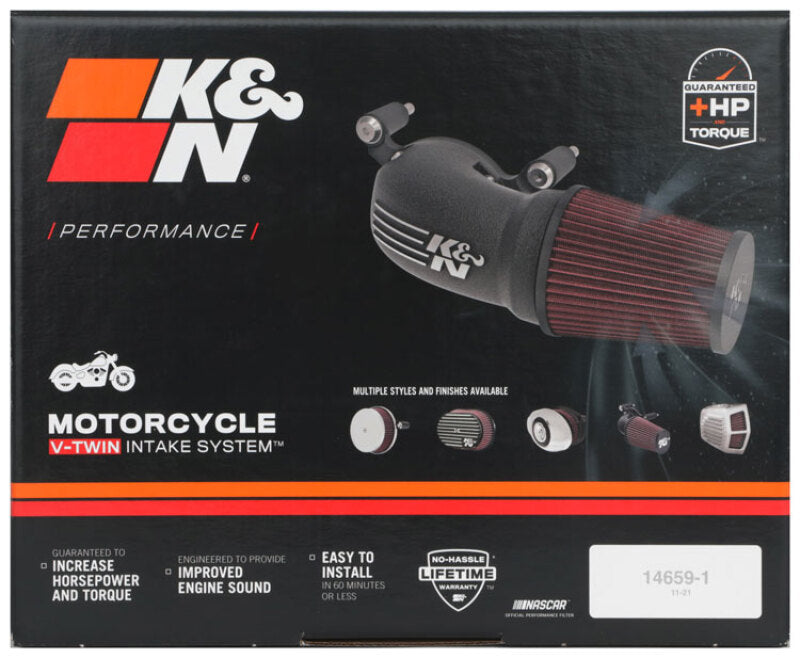 K&N 08-10 Harley Touring Performance Intake Kit | Harley-Davidson (57-1122)