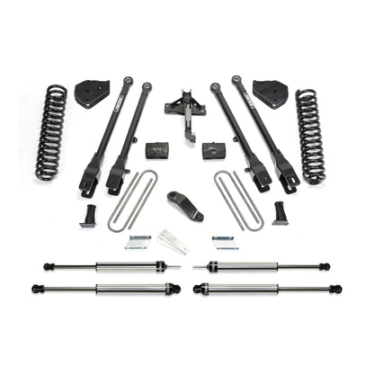 Fabtech 6in 4-Link System w/ Coils & Dual Shocks | Ford F450/550 4WD Diesel (19-20) (K2337DL)