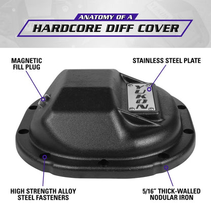Yukon Gear YHCC-F8.8 Nodular Iron Differential Cover for Ford 8.8 Rear Axle