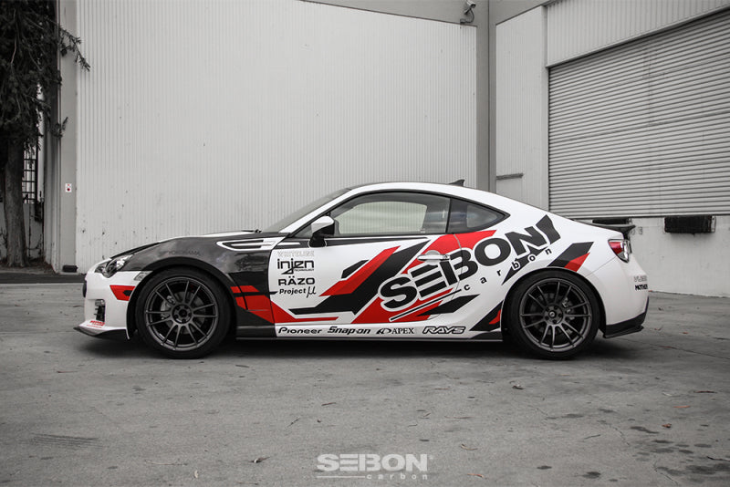 Seibon 10mm Wider Carbon Fiber Fenders | Subaru BRZ / Scion FR-S / Toyota 86 (12-16 / 16-22)