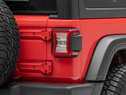 Raxiom 18-26 Jeep Wrangler JL LED Tail Lights Clear Housing Clear Lens (J181426)
