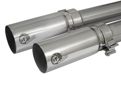 aFe Rebel Series 3in Middle Side Exit SS Exhaust | Chevrolet Silverado/GMC Sierra 1500 (09-16) (49-44062-P)