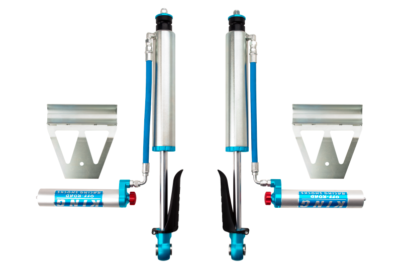 King Shocks 2.5 Performance Coilovers + Rear Reservoir Adjustable Shocks Set - 2008-2021 Toyota Land Cruiser 200 4WD