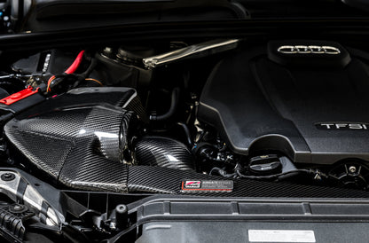 AWE Tuning AWE AirGateâ„¢ Carbon Fiber Intake for Audi B9 A4 / A5 2.0T - With Lid - 2660-15028