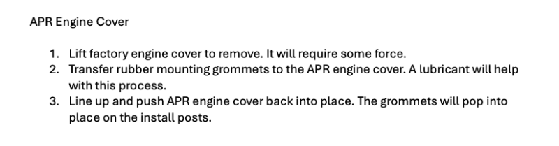 APR Carbon Fiber Engine Cover | Audi RS5 (18-19) (MS100255)